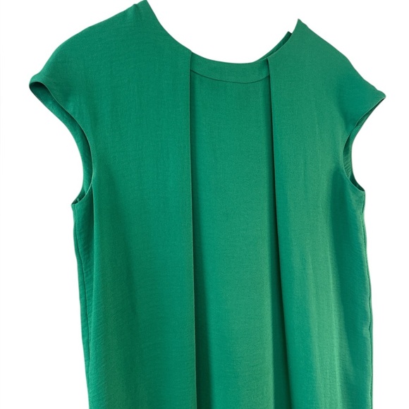 COS Soft Pleat A-line Dress in Green - Picture 7 of 14